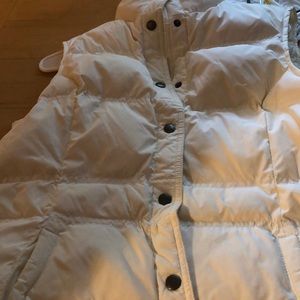 Lands end white vest